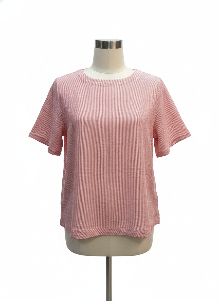 Cynthia Rowley · ShortSleeve Shirt · 1X · Red/White