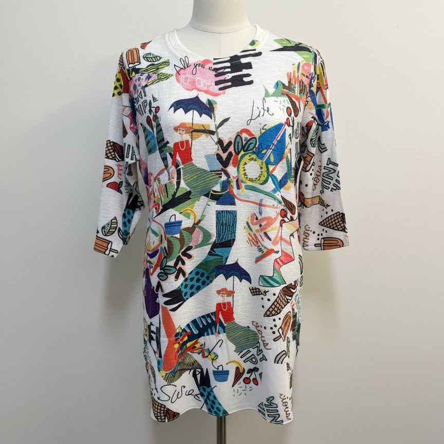 Inoah · Life is Sweet · Small · WhiteMulti