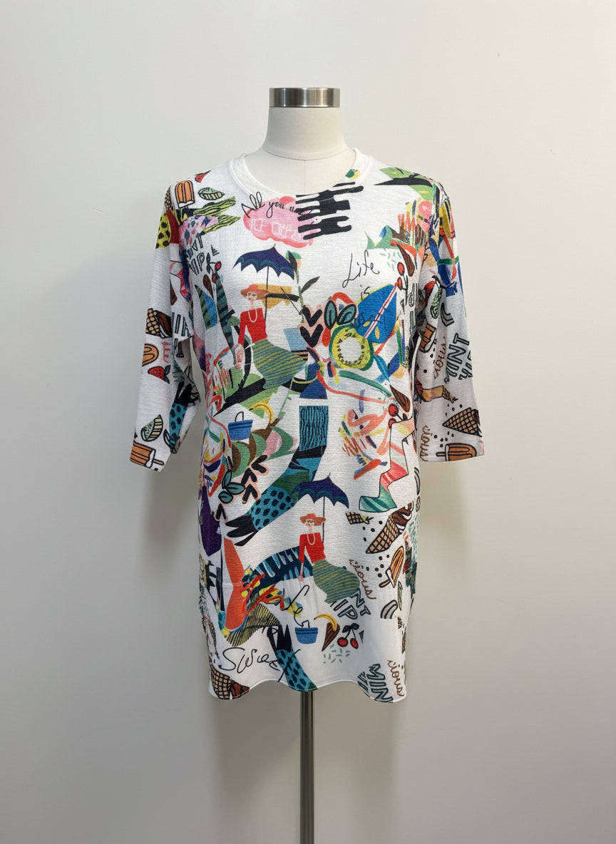 Inoah · Life is Sweet · Small · WhiteMulti