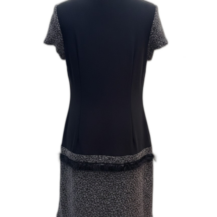 JosephRibkoff · ShortSleeve Dress · 6 · BlackGray