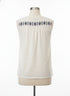 Lucky Brand · Sleeveless Top with Lace Overlay · Medium · White