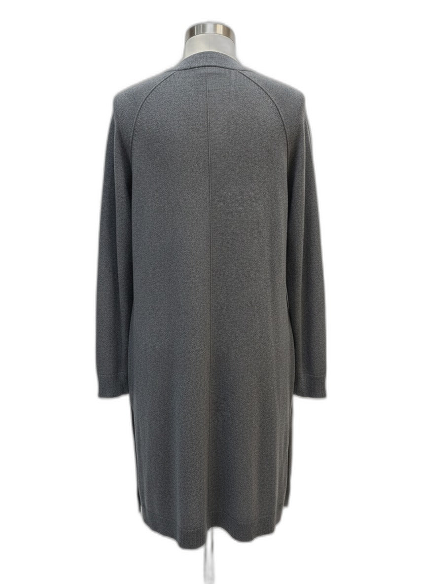 Verve Ami · Open Drape Cardigan · Large · Gray