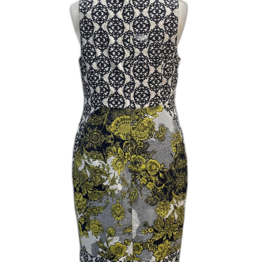 Weston Wear · Floral Medallion Print · 10 · BlkYellow