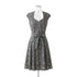 Effie's Heart · Cap Sleeve Dress · Medium · Black/White Cotton Blend
