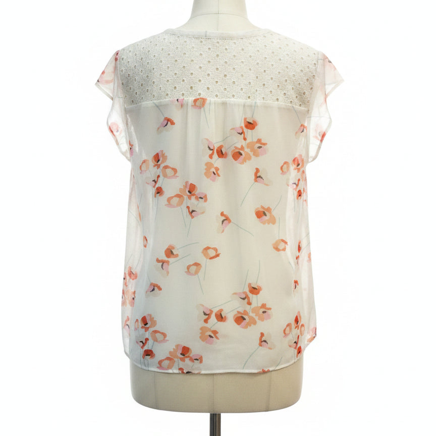 daniel rainn · Shortsleeve Top · XLarge · CreamCoral Floral