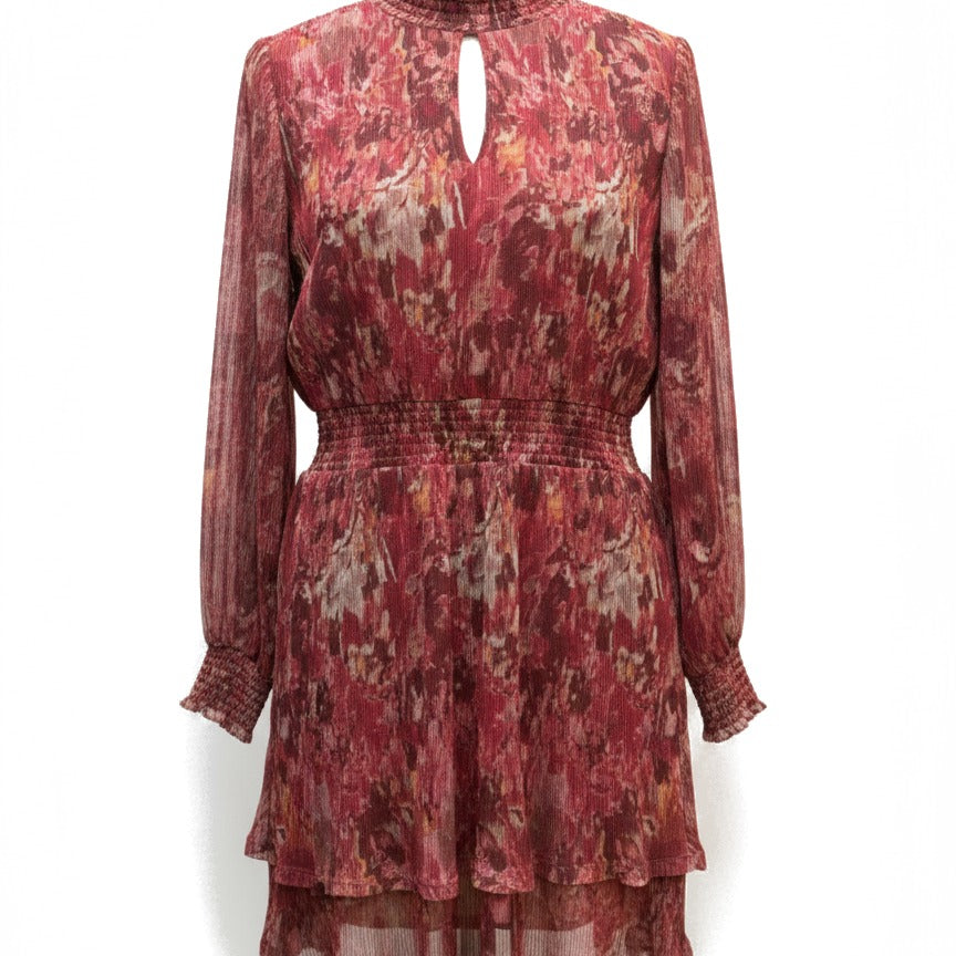 Daniel Rainn · Longsleeve Dress · XLarge · BurgFloral