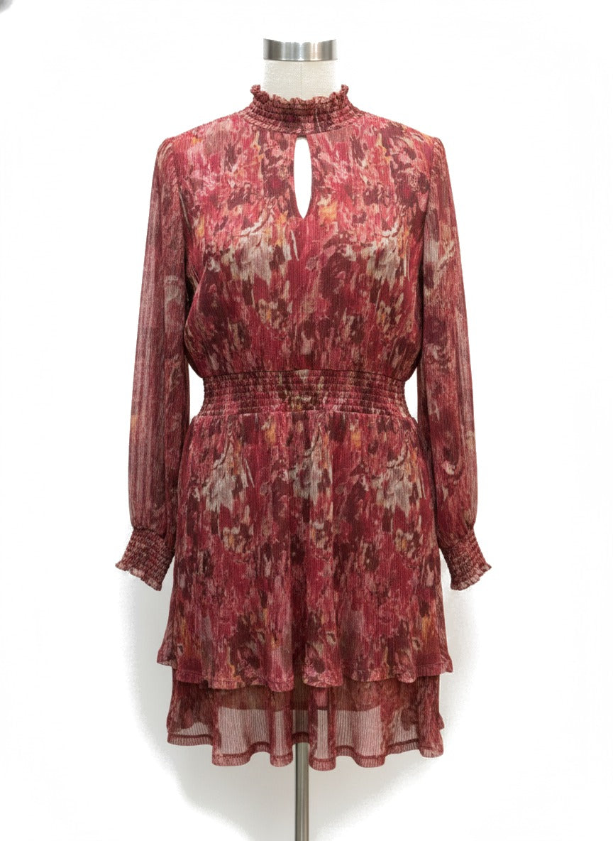 Daniel Rainn · Longsleeve Dress · XLarge · BurgFloral