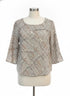 Habitat · Dolman Sleeve Top · Large · SageBlack Raven Blend