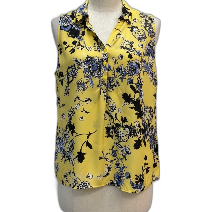 Dana Buchman · Sleeveless Top · XLarge · Yellow Multi