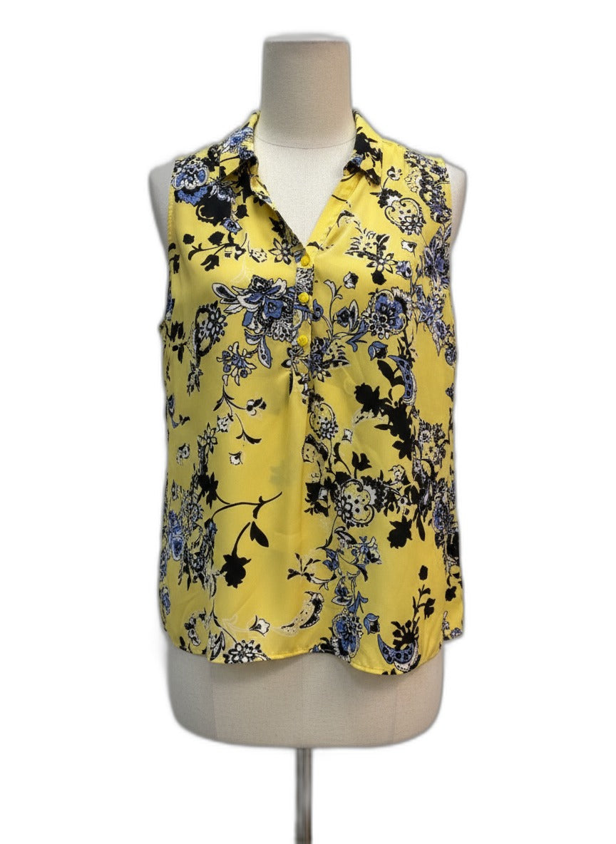 Dana Buchman · Sleeveless Top · XLarge · Yellow Multi
