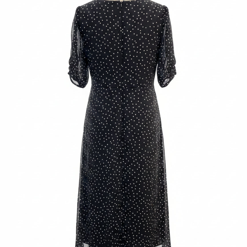 DKNY · Maxi Dress · 18 · BlackWhite Polka-Dots