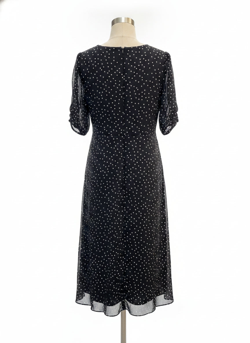 DKNY · Maxi Dress · 18 · BlackWhite Polka-Dots