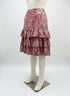 Ralph Lauren · Ralph Lauren · Boho Layered Floral Skirt · 6 · BrickCream · 6 · BrickCream