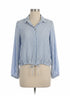 BeachLunchLounge · LongSleeve Shirt · Small · Blue/White Striped