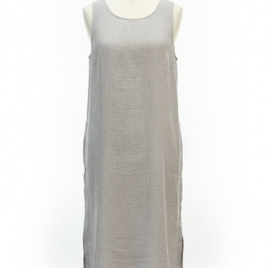 Habitat · Sleeveless Dress · Medium · Light Gray
