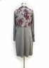 SoftSurroundings · Velveteen beaded floral details · Medium · GrayPlum
