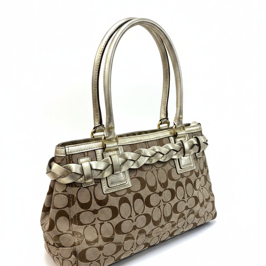 COACH · Hamptons Signature · Shoulder · TanGold