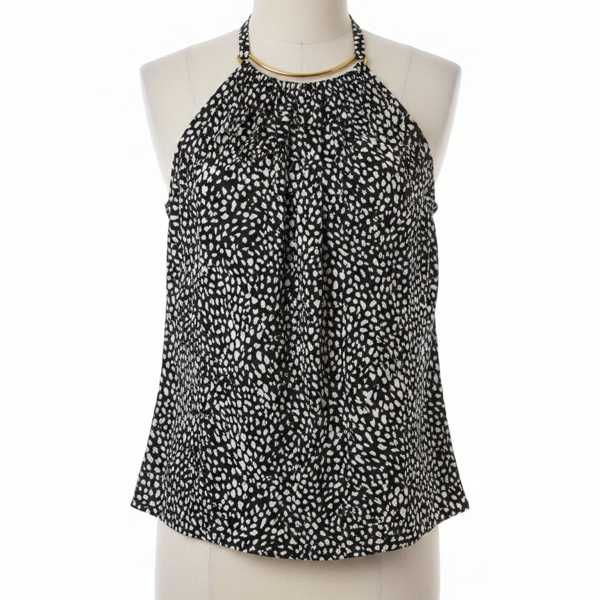 INC · Sleeveless Top · Small · Black/White