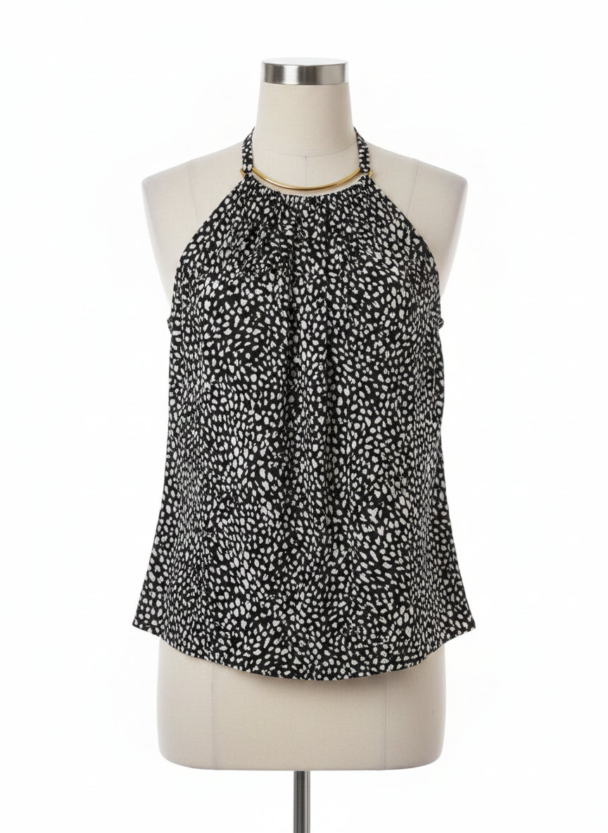 INC · Sleeveless Top · Small · Black/White