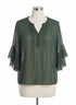 Timeson · Princess Sleeves Fashion Top · Large · Forest