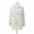 Jane&Delancey · Roll Tab Shirt Zebras Grazing · Large · White/Black
