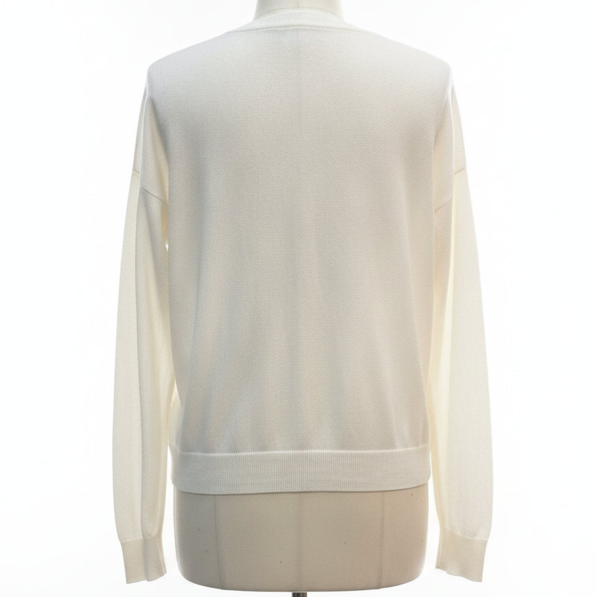 Banana Republic · Button Up Cardigan · 1X · Cream