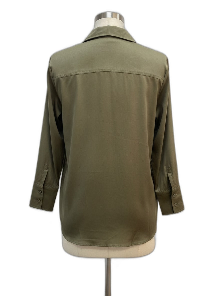 Habitat · Tunic Top · Large · Olive