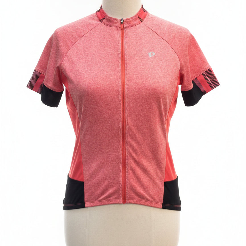 Pearl Izumi · Short Sleeve Cycling Top · XLarge · Coral/Black