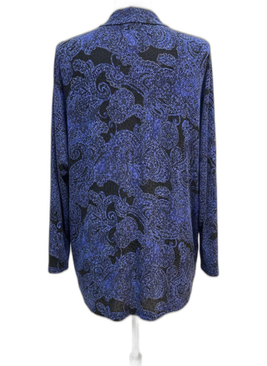 JMCollection · 2N1 Top · 2X · Navy Blue, Black