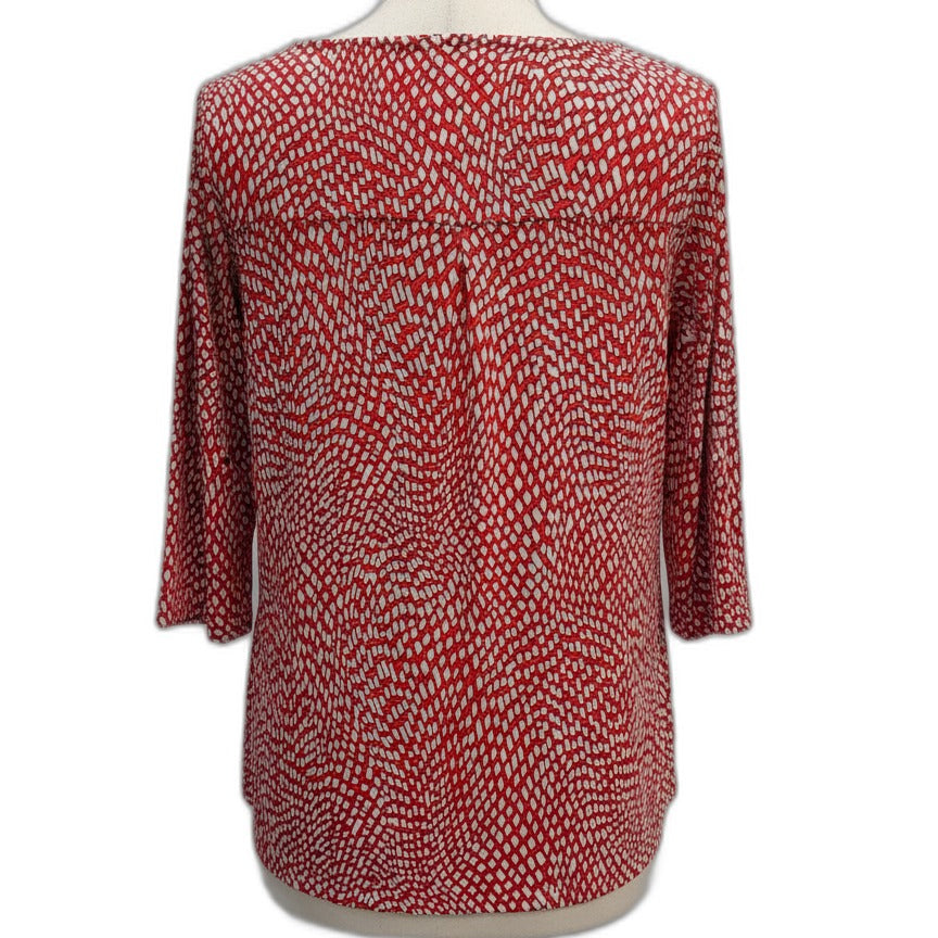 Olsen · Blouse · Large · Red/White