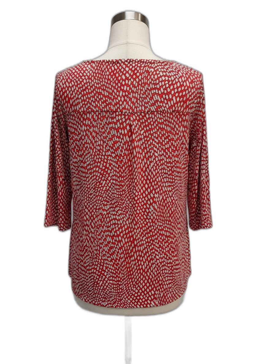 Olsen · Blouse · Large · Red/White