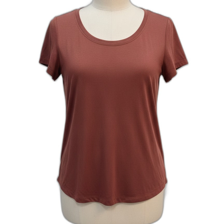 Athleta · Stratus Tee · Medium · Cocoa