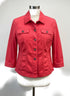 Christopher & Banks · Jacket · MediumPetite · Geranium