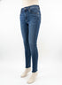 AG · Skinny Jeans Denim Raw Hem · 10 · Blue Denim