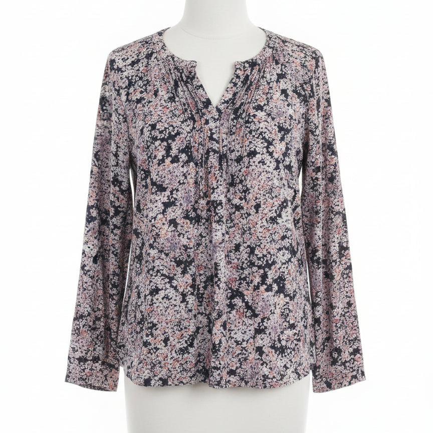 J Jill · J Jill · Tunic Top · Medium · NavyFloral · MEDIUM