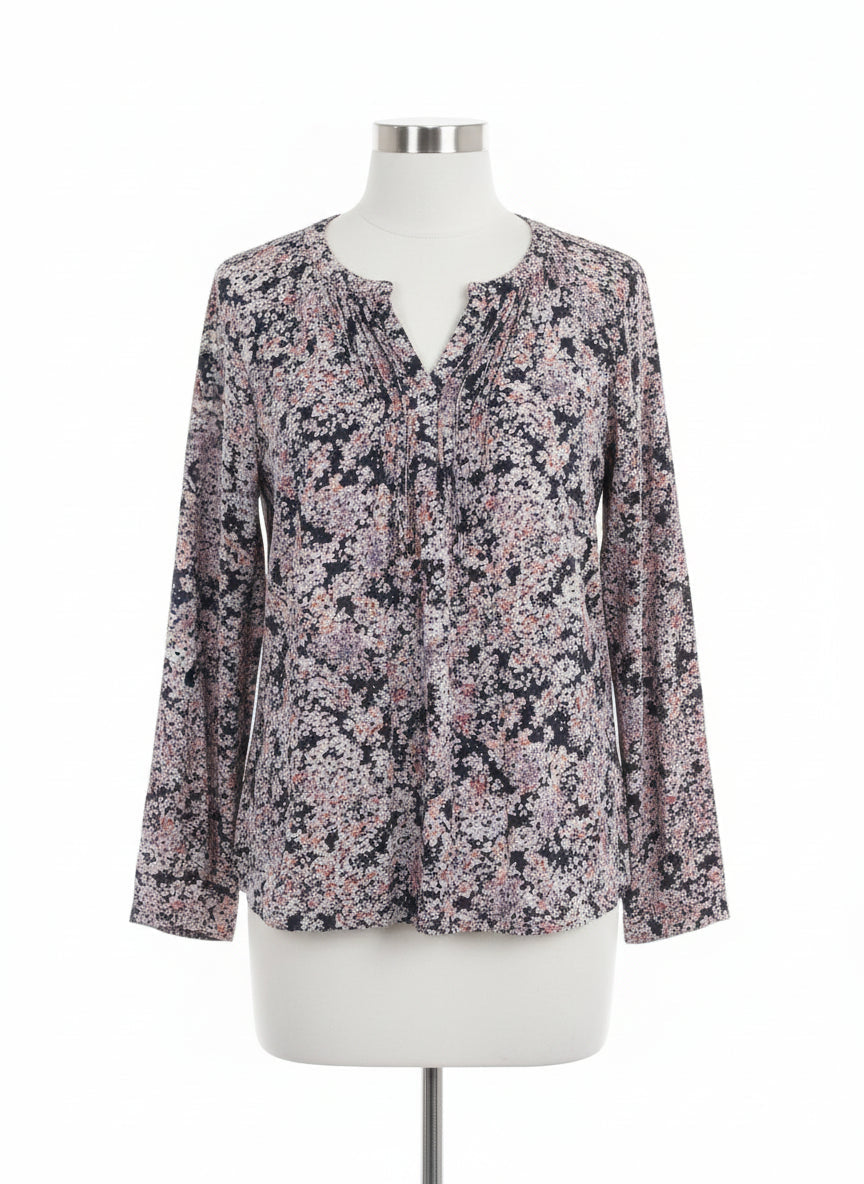 J Jill · J Jill · Tunic Top · Medium · NavyFloral · MEDIUM