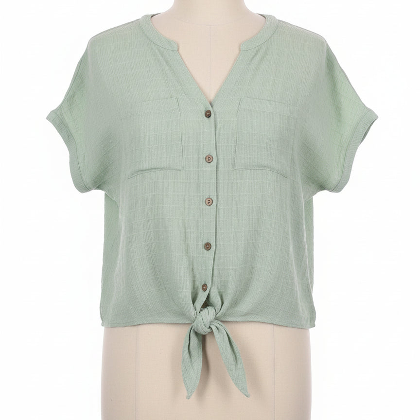 Caffe Marrakesh · ShortSleeve Shirt · Large · Mint