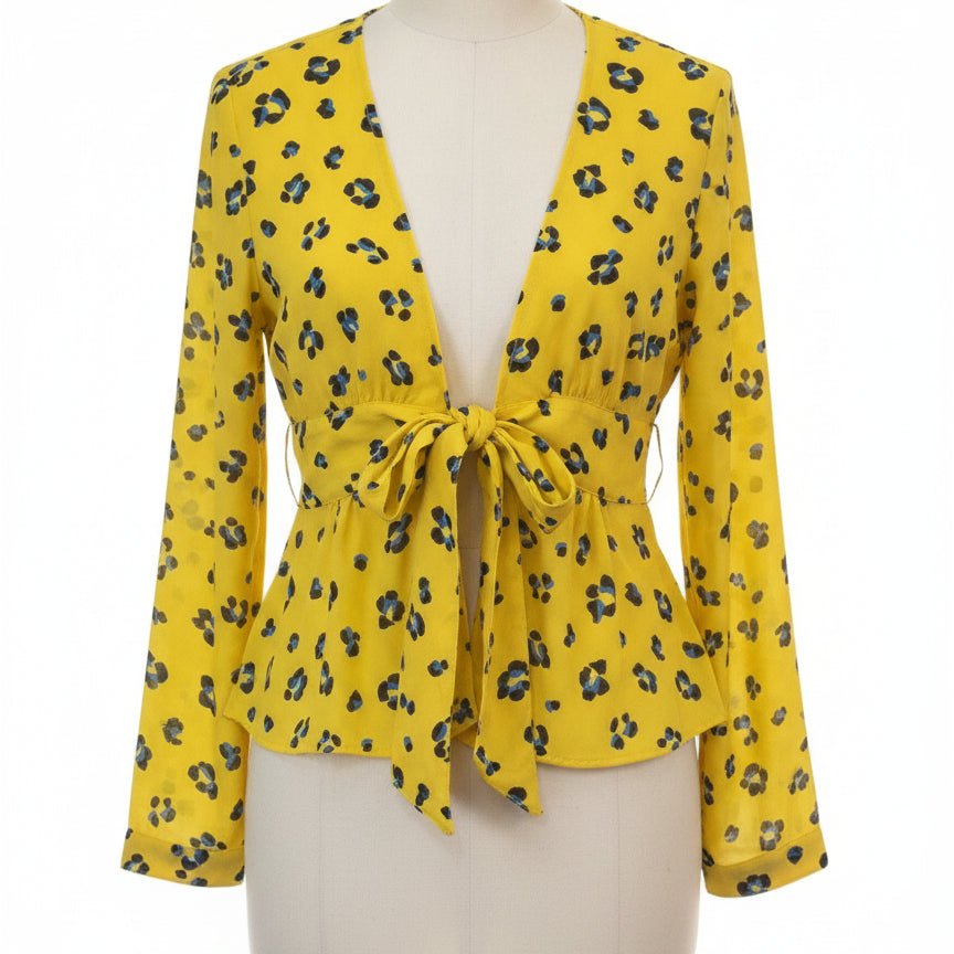 CAbi · Sunny Cardigan · XSmall · Yellow