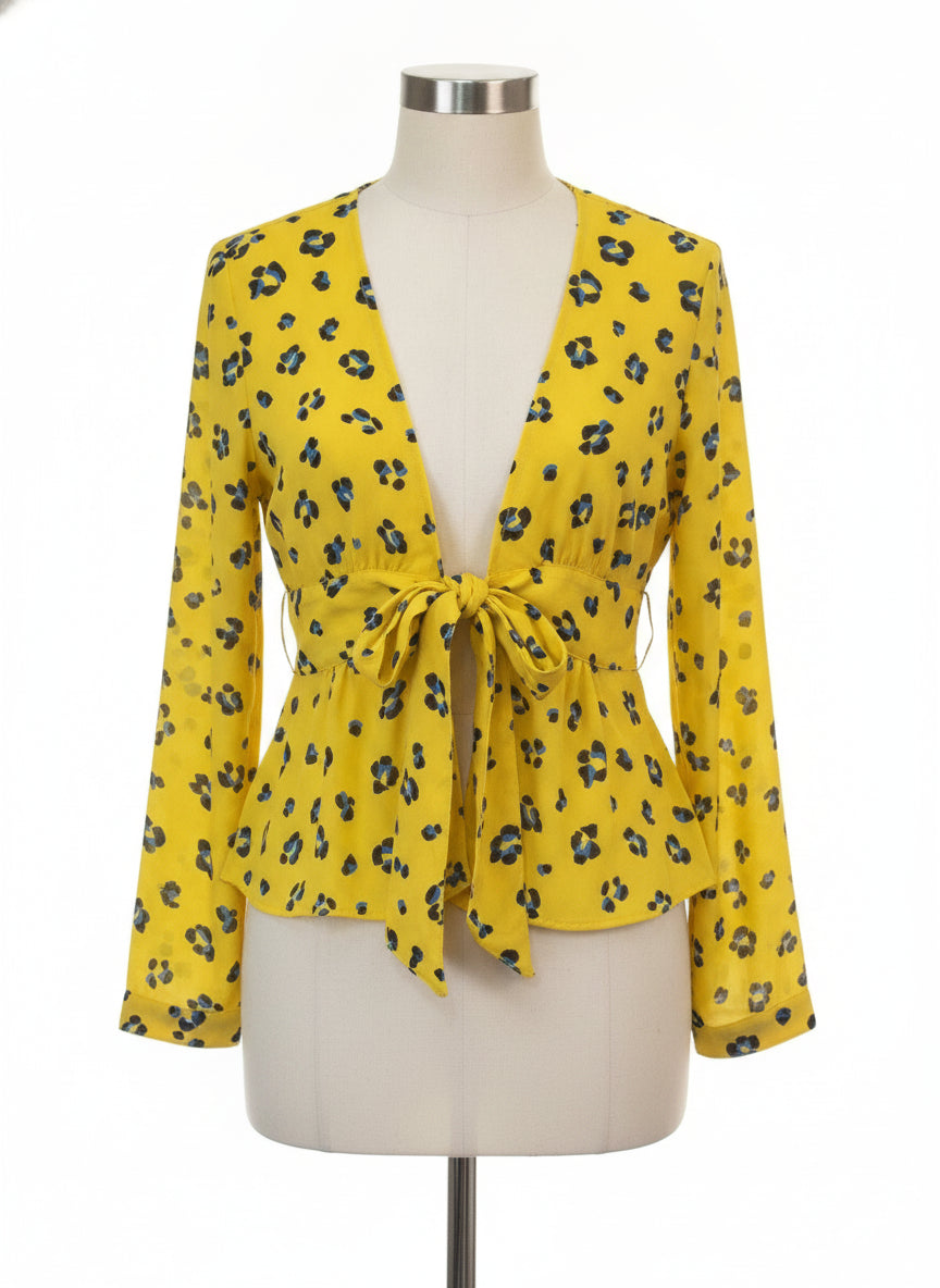CAbi · Sunny Cardigan · XSmall · Yellow