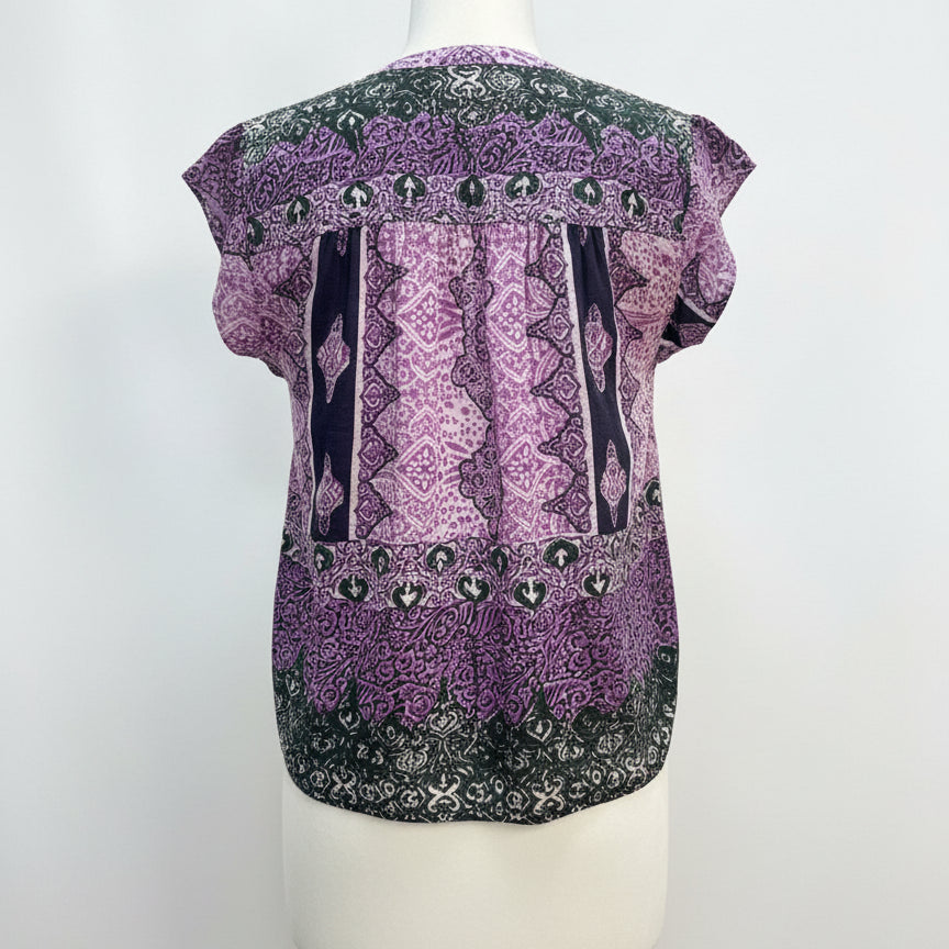 Alicia Bell · Seedbeaded Tassel PurpMulti Silk & Co. · Large · PurpMulti