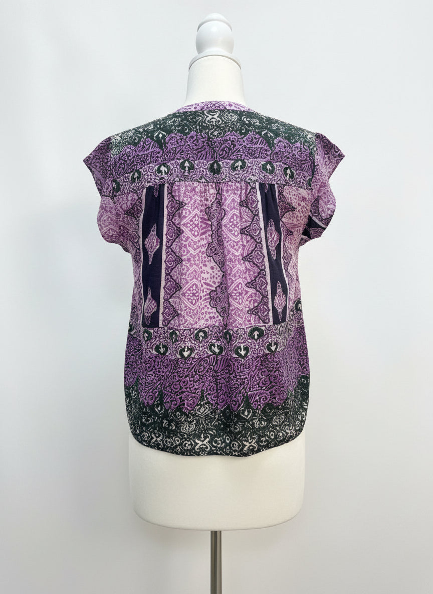 Alicia Bell · Seedbeaded Tassel PurpMulti Silk & Co. · Large · PurpMulti