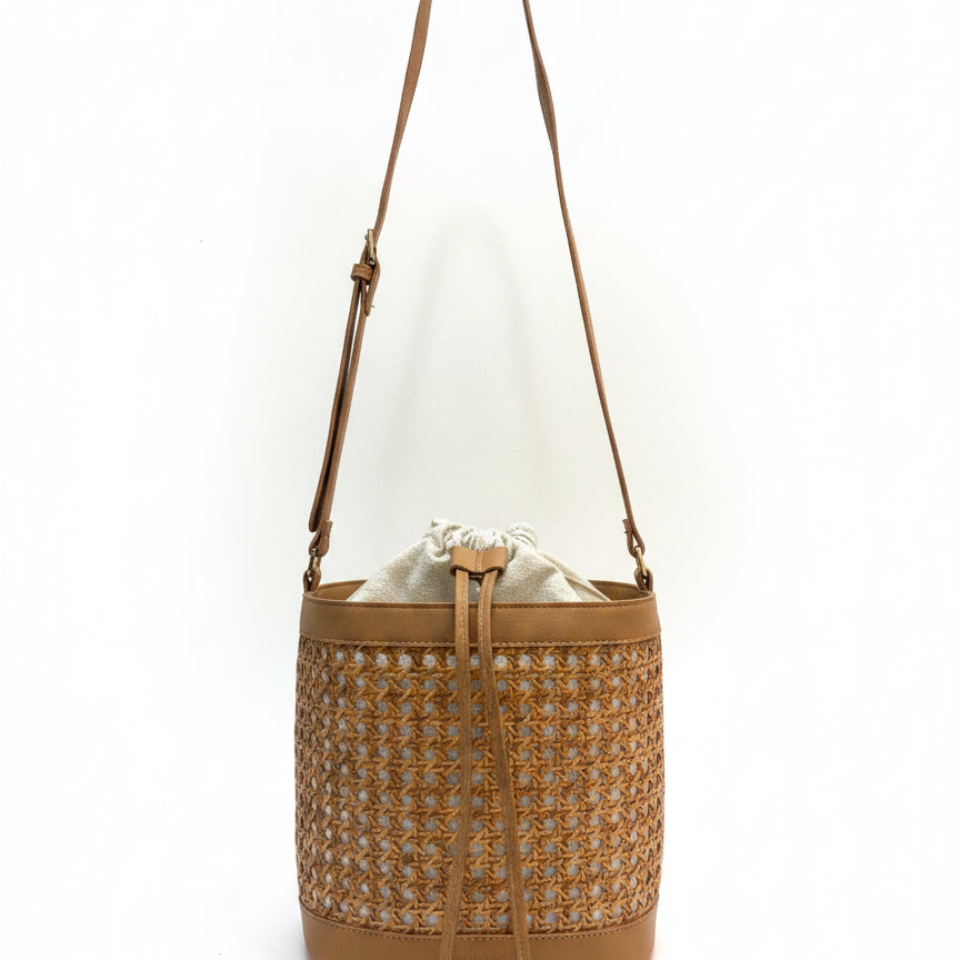 Tommy Bahama · Handbag · Basket · Tan Wicker