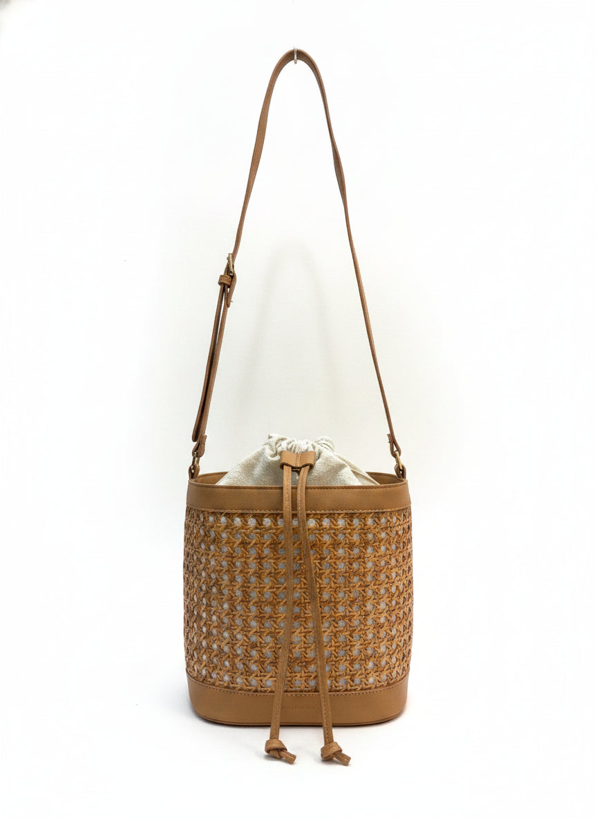 Tommy Bahama · Handbag · Basket · Tan Wicker