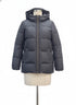 Eileen Fisher · Hooded down quilted puffer jacket · Medium · Black