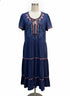 Johnny Was · NavyMulti Embroidered · Medium · NavyMulti