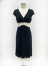 Jones NY · Cap Sleeve Dress · 8 · Black/White