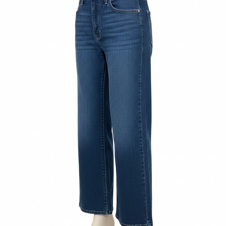 Levi's · Hi Rise Wide Leg Jeans · 12 · Denim