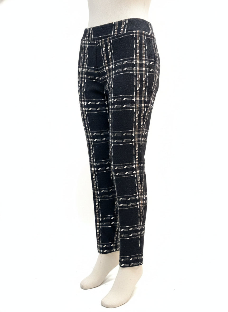 Habitat · Pants · Large · BlackCream Plaid
