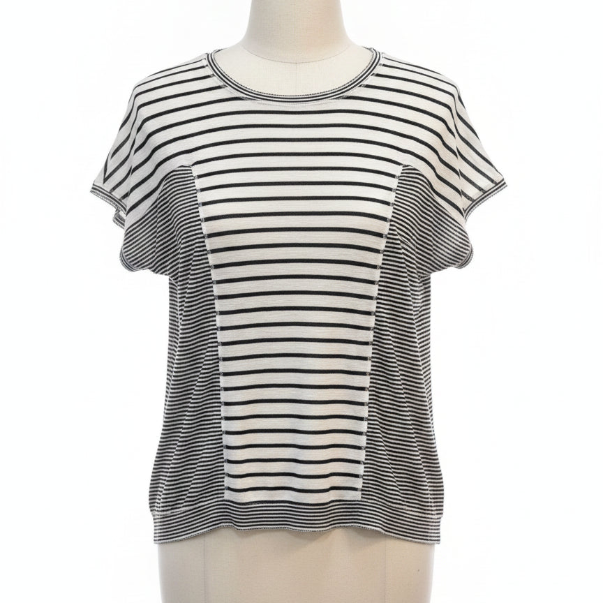 Soft Surroundings · Tunic Top · Small · BlackWhite