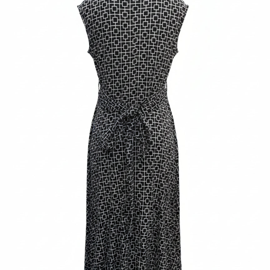 LoveXDesign · Sleeveless Dress · 2X · Black/White